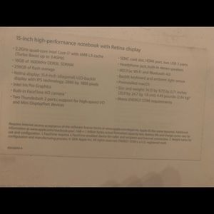 15 inch MackBook Pro